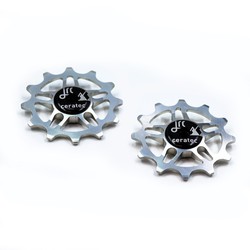 12T Non- Narrow Wide Pulley Wheels for SRAM Force / Red AXS Silver