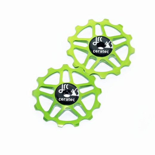 13T Pulley Wheels for Shimano MTB 12speed Acid/Green