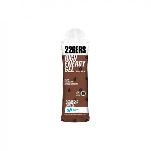 226ers High Energy Gel 60ml CAFFEINE EXPRESSO COFFEE