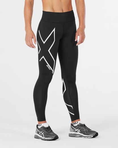 2xu Malla Larga Hombre Compresión Ice Mid-Rise Negro Metal