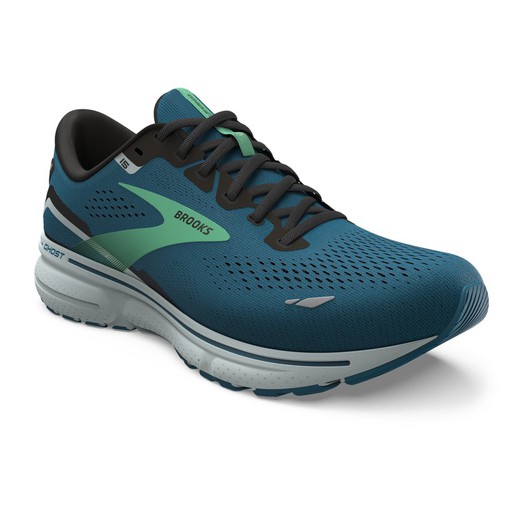 Brooks Ghost 15 Hombre Moroccan Blue/Black/Spring Bud