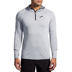 Brooks Notch Thermal Hoodie 2.0 Htr Ash/Black