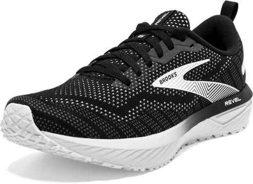 Brooks Revel 6 Mujer Black/Blackened Pearl/White