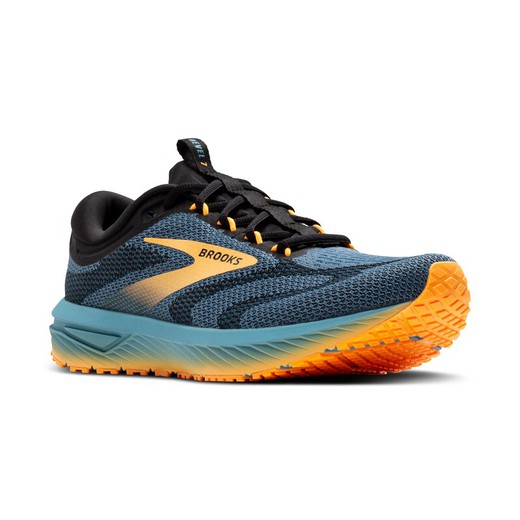 Brooks Revel 7 Storm Blue/Black/Orange Pop