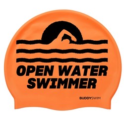 Buddyswim Gorro de natación Silicone Swim Cap OWS Orange