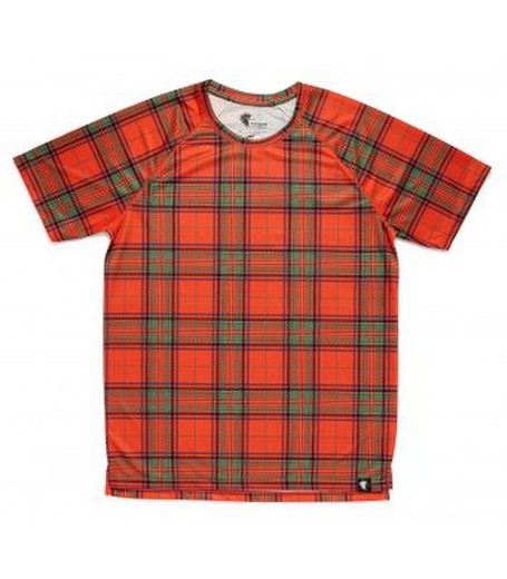 HOOPOE Camiseta Manga Corta hombre Scottish Red