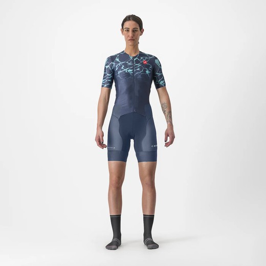 Castelli Tritraje Free SanRemo mujer azul