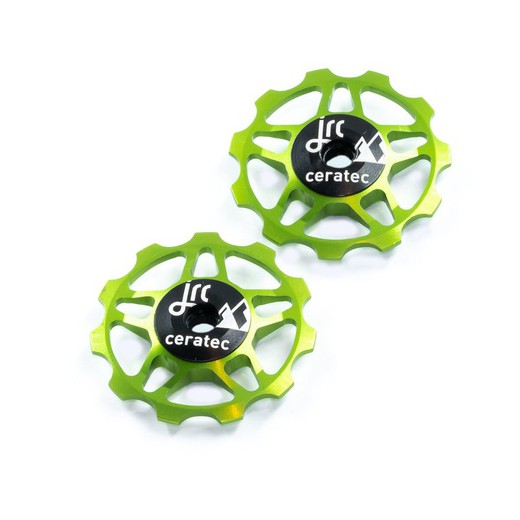 Ceramic Jockey Wheels 11t Acid/Green