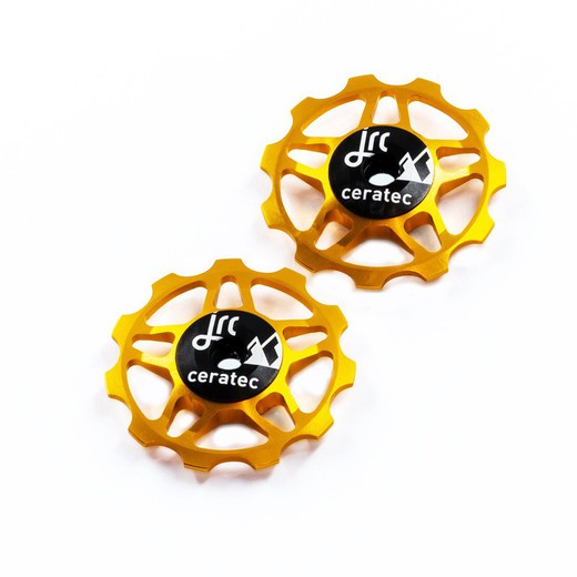 Ceramic Jockey Wheels 11t Gold