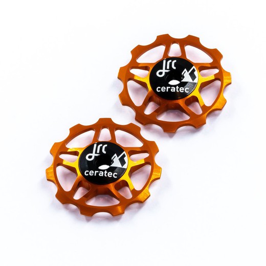 Ceramic Jockey Wheels 11t Orange