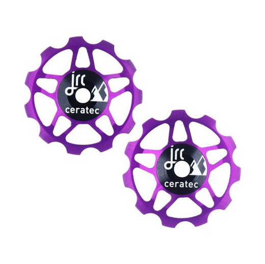 Ceramic Jockey Wheels 11t Purple