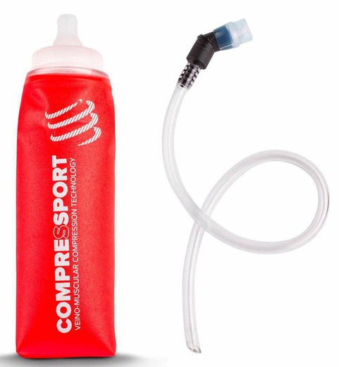 COMPRESSPORT ERGO FLASK RED 600ML