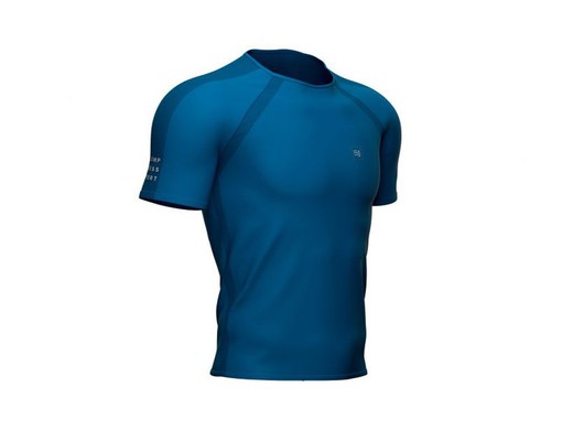 COMPRESSPORT Training SS Thirt Blue Lolite