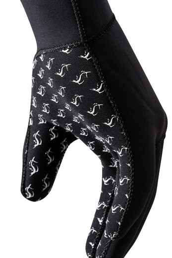 Guantes de neopreno Sailfish NEGRO unisex.