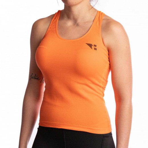 HANKER Camiseta Sin Mangas JADAM Mujer Naranja