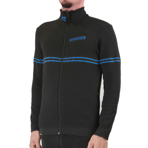 HANKER KADA Chaqueta Sport Unisex NEGRA/AZUL