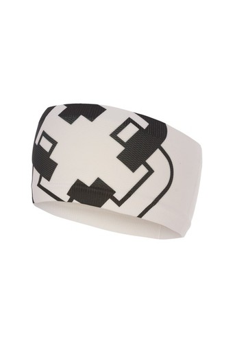 HEAD BAND LOGO UNISEX WHITE/BLACK