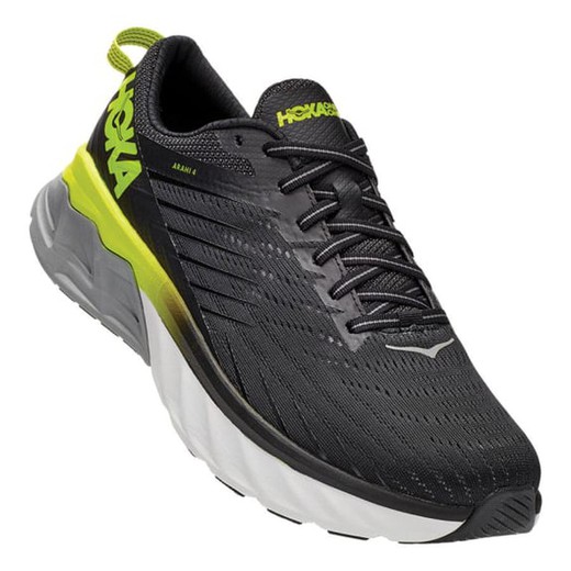 HOKA ARAHI 4 BLACK/PRIMROSE