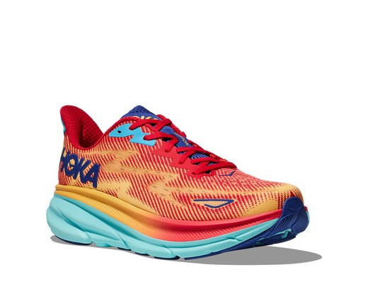 Hoka CLIFTON 9 Mujer cerise/cloudles