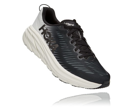 Hoka Rincon 3 Hombre BLACK / WHITE