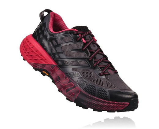 HOKA TRAIL SPEEDGOAT 2 WOMAN BLACK/AZALEA