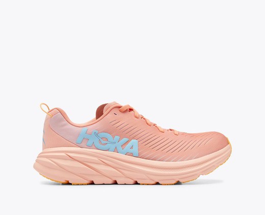 HOKA Rincon 3 Mujer  shell coral / peach parfait