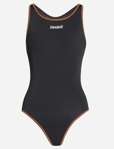 JAKED BAÑADOR MUJER MILANO NEGRO NARANJA