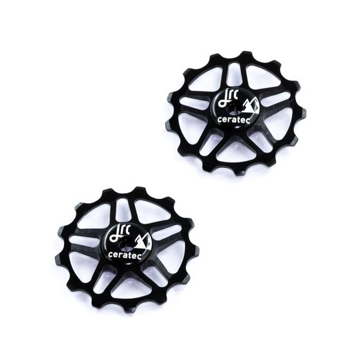 JRC 13T Pulley Wheels for Shimano MTB 12speed Black/Black