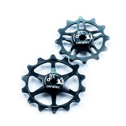 JRC 14/12T Ceramic Jockey Wheels for SRAM Eagle Black/Black