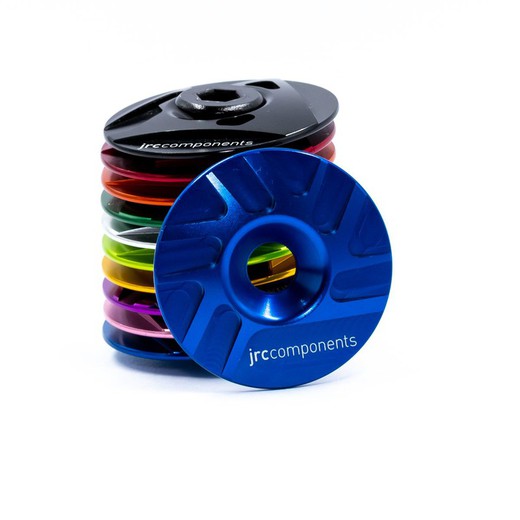 JRC Ahead Stem Top Cap | Aluminium | Pathway Design Blue