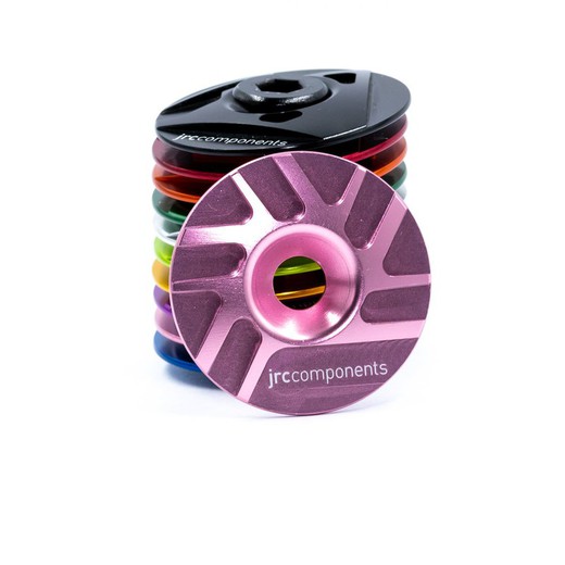 JRC Ahead Stem Top Cap | Aluminium | Pathway Design Pink