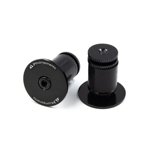 JRC Alloy Handlebar End Plugs |  Black