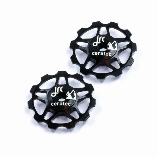 JRC Ceramic Jockey Wheels 11t Black/Black