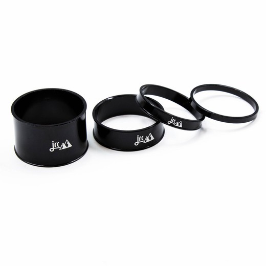 JRC Machined Anodised Headset Spacers Black