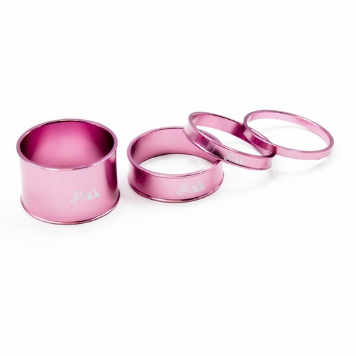 Machined Anodised Headset Spacers Pink