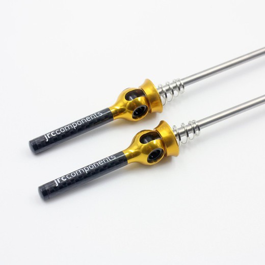 Titanium Quick Release Skewers Gold