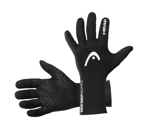 head guantes de neopreno para natación NEO GRIP GLOVES unisex negro
