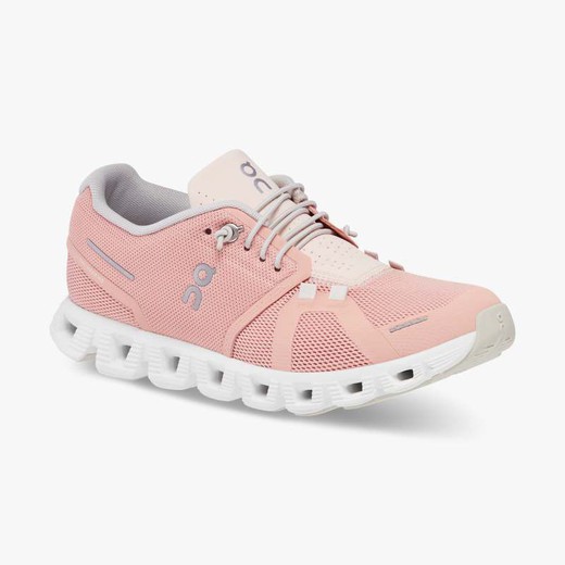 On Running  Cloud 5 Waterproof Mujer  Rose | Shell