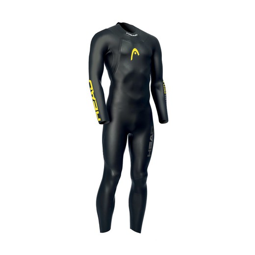 HEAD neopreno OPENWATER FREE  3.2 hombre negro amarillo FINA APROVED