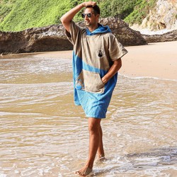 Poncho de algodón Wave Hawaii Traveller Lighd, L-XL