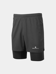 RONHILL Men's Core  Twin  Short All Black