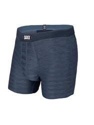 SAXX HOT SHOT BOXER BRIEF FLY DARK DENIM HEATHER