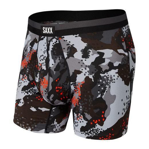 SAXX SPORT MESH BB FLY GRAPHITE DIGI QUAKE CAMO