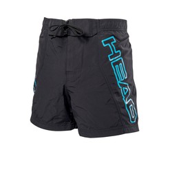 Short tipo bermuda Head largo 38cm negro turquesa