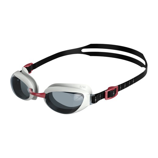 Speedo Gafas Aquapure Black/White/Red/Smoke NEgras Blancas Rojas lente ahumada.