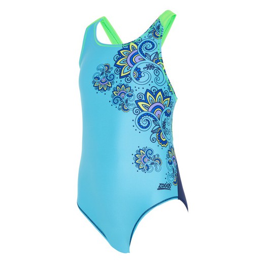 Zoggs Bañador Flyback Chicas Junior Marioccan print forro delantero