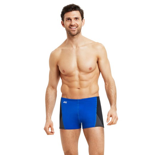 Zoggs Bañador Prism Hip Racer Hombre Azul Royal/Negro