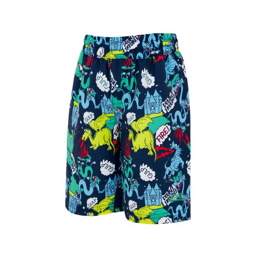 Zoggs Bañador Watershorts Junior Dragons print