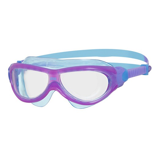 Zoggs gafas Phantom Junior Mask Púrpura Azul Transparente