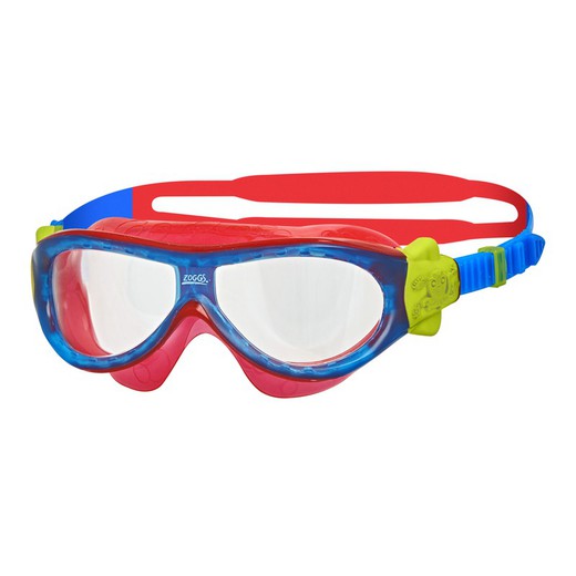 Zoggs gafas Phantom Kids Mask Azul Rojo Transparente